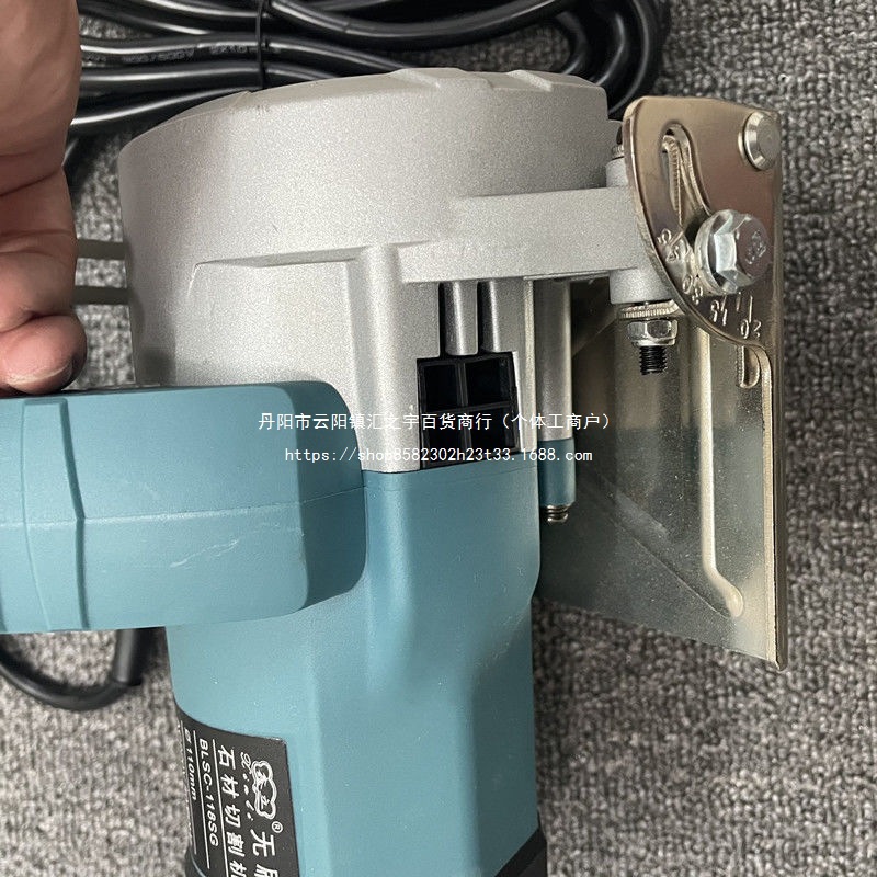 Brushless marble machine 220v grooving stone, wood, multi-functional tile cutting machine with speed regulation, handheld type 1800W Application Scenario