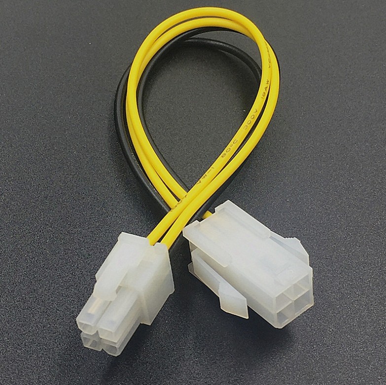 Motherboard CPU power supply, 4-pin power supply, 4-pin extension cable, 4P, 4-pin extension cable, 4P extension cable details Picture