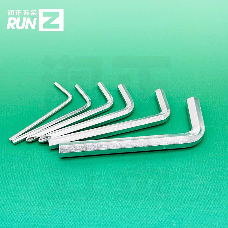 Direct sales of L-shaped hex socket wrenches in stock, furniture matching hex keys, hexagonal hexagonal edge galvanized I-shaped wrenches Application Scenario