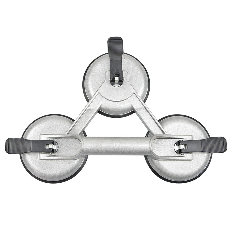 Glass suction cup, powerful vacuum three-claw large suction cup, heavy-duty tile lifting device, marble floor tile fixator Item Picture