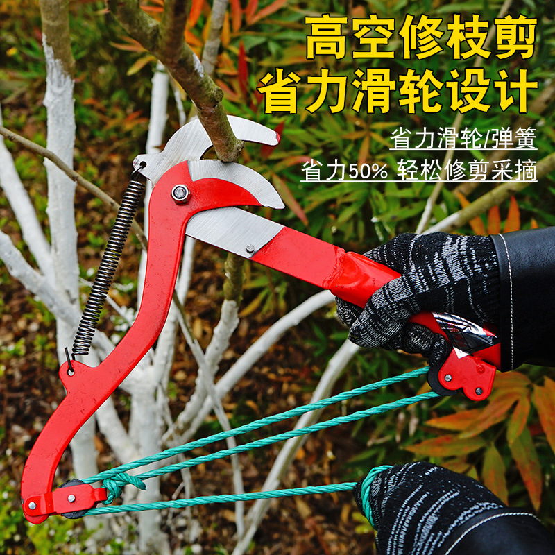 High-altitude pruning, picking, fruit tree branch pruning, high branch pruning, pruning, fruit treading, picking and pruning, lychee knife, large longan knife Application Scenario