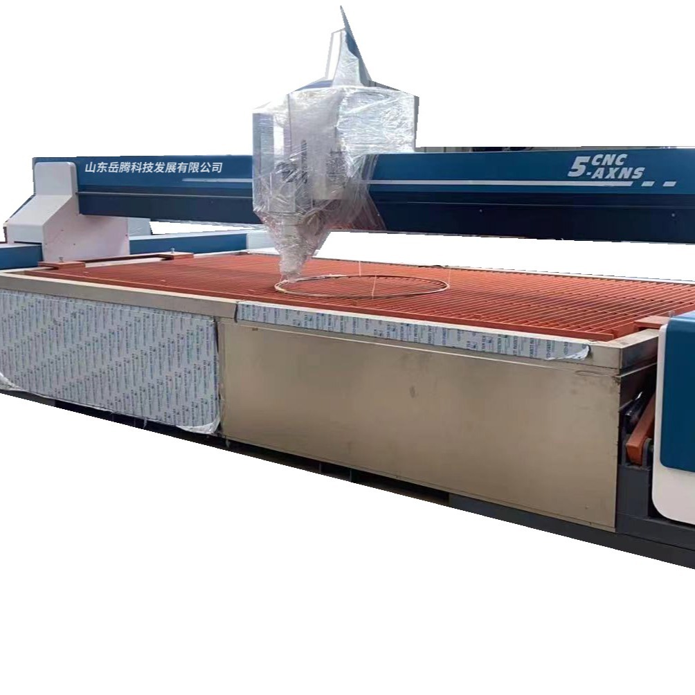 The multi-functional CNC water jet AB five-axis water cutting machine is convenient and easy to process tile Mosaic and splicing water cutting machine Item Picture
