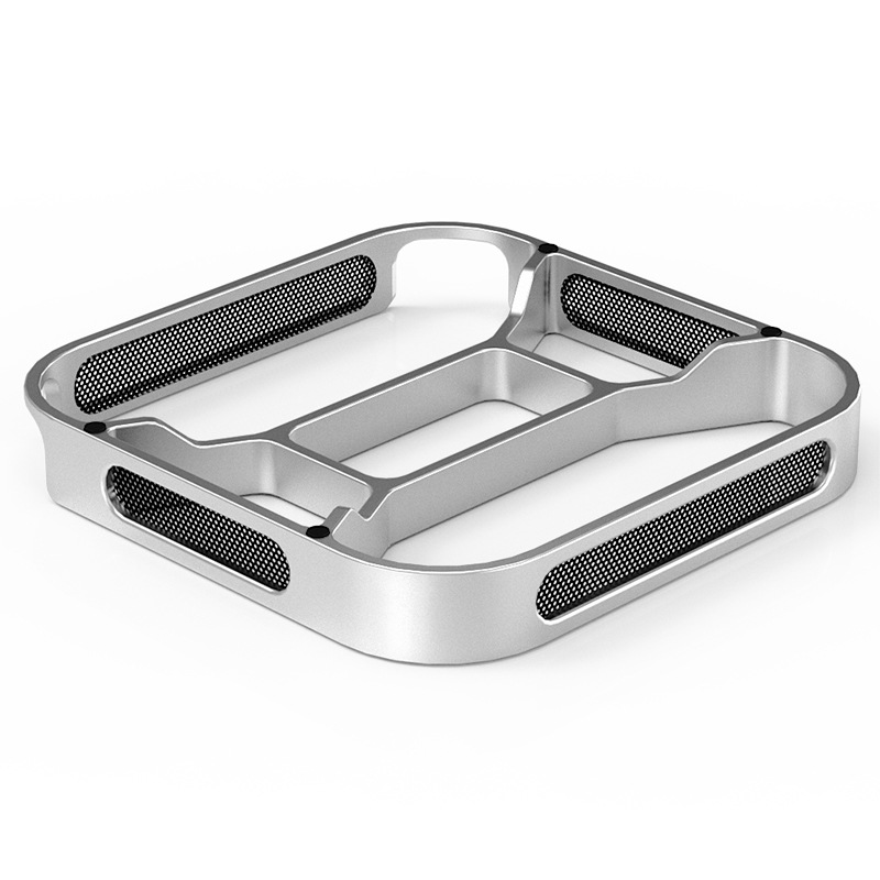 Dust-proof and heat-dissipating stand for mac mini M4/M4 Pro base, desktop support bracket for Apple mini PC Item Picture