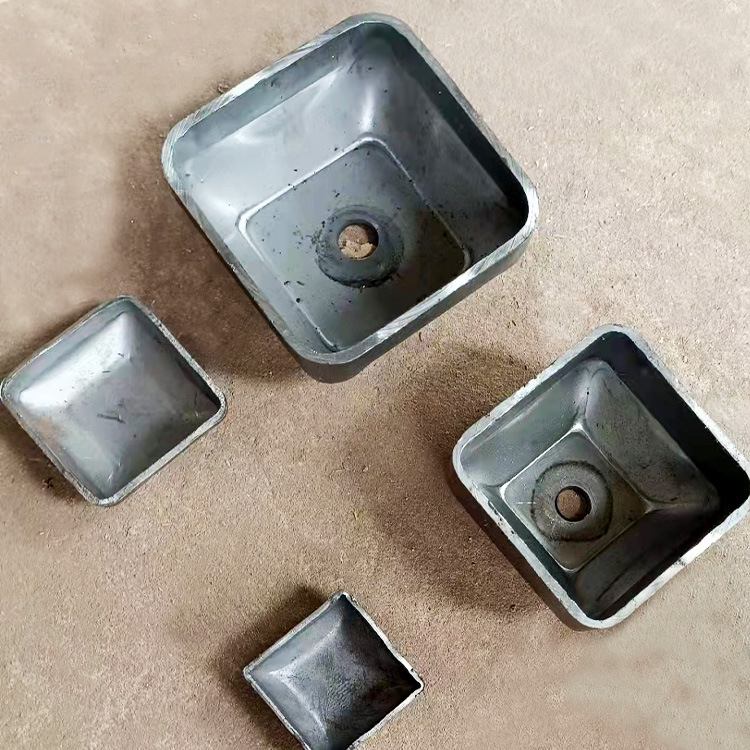 The stacking foot bowl and pipe block with 30 square tubes, 60 open top and 35 black leather stamping parts are suitable for the material box stacking frame full figure