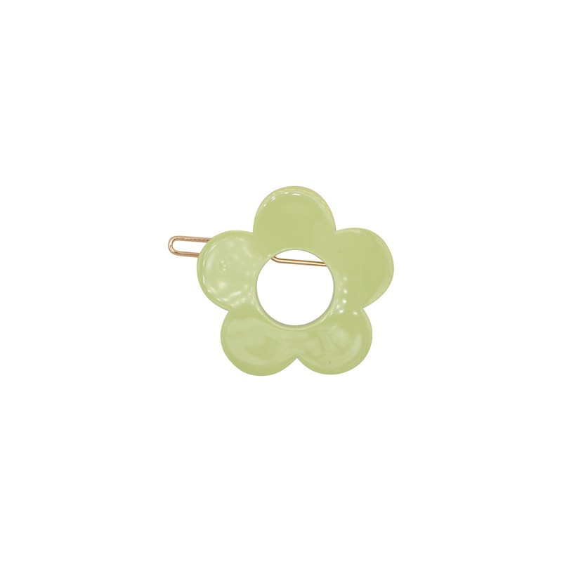 Acrylic flower clips, straight clips, children's and babies' hair clips, bangs clips, Korean ins girls' headwear and hair accessories Item Picture