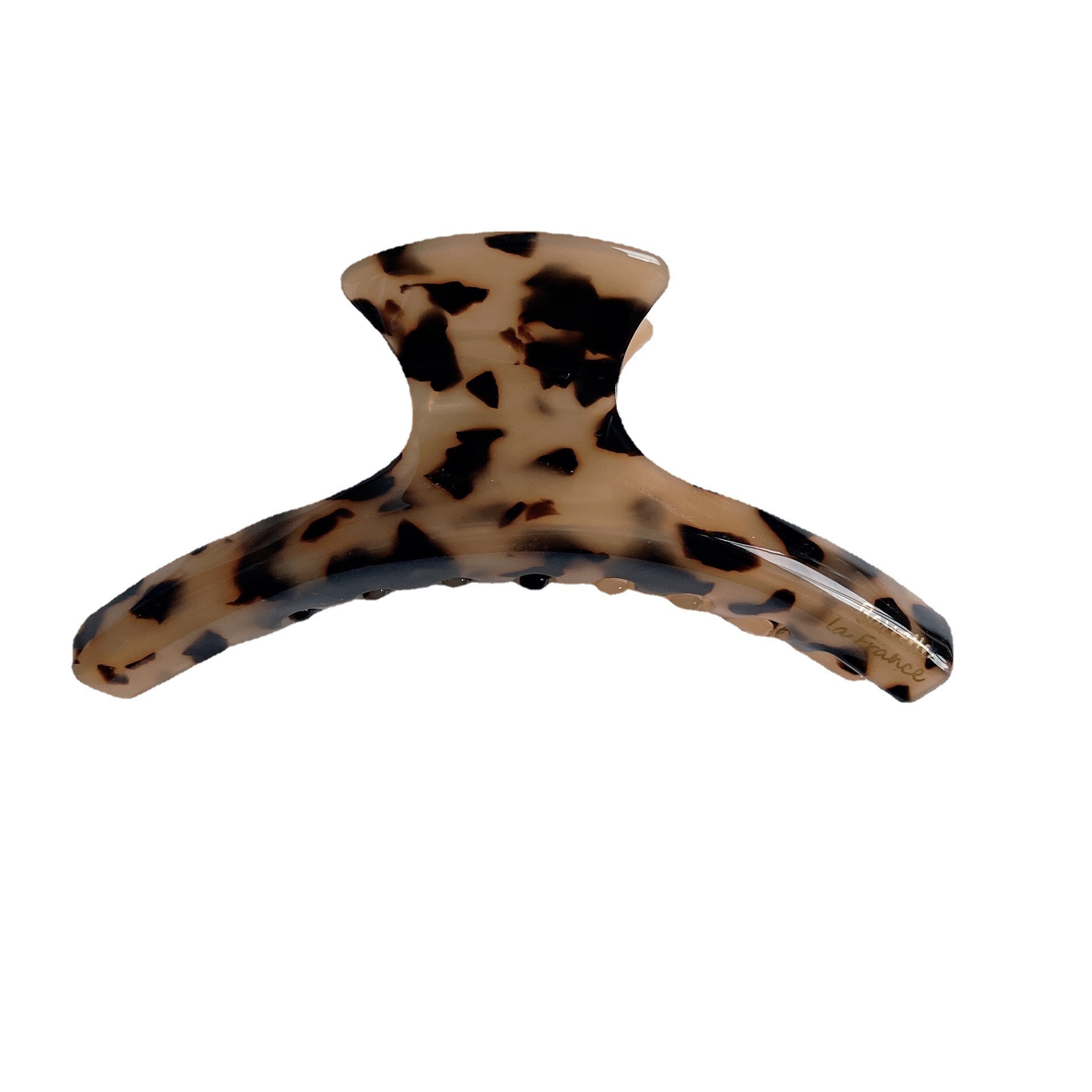 Acetic acid hair clips for women, large, high-end style, popular hairpin headwear, high-end French shark hair clips at the back of the head Item Picture