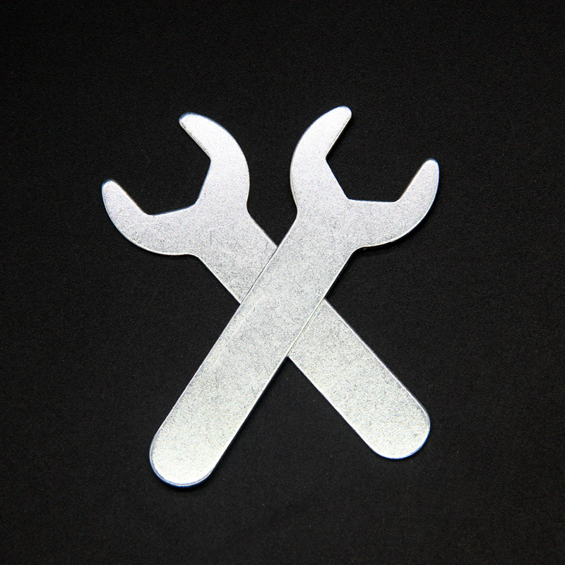 The manufacturer offers wholesale open-end wrenches, disposable products, iron sheet stamping small wrenches and simple hexagonal wrenches in stock Specification drawing