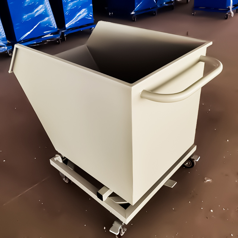Tipping bucket chip collection vehicle, iron chip collection vehicle, aluminum chip, iron cutting waste material vehicle, machining center chip removal vehicle Specification drawing