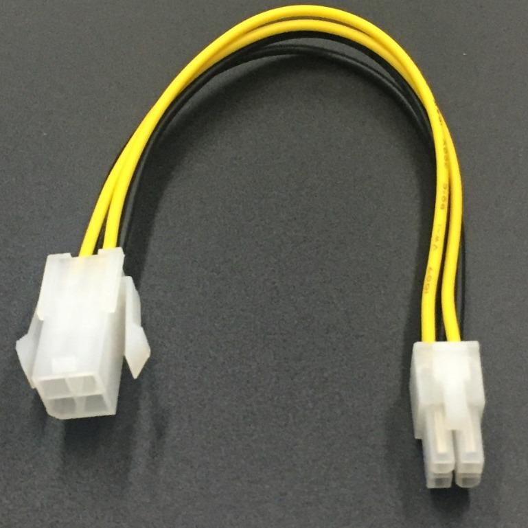 Motherboard CPU power supply, 4-pin power supply, 4-pin extension cable, 4P, 4-pin extension cable, 4P extension cable Application Scenario