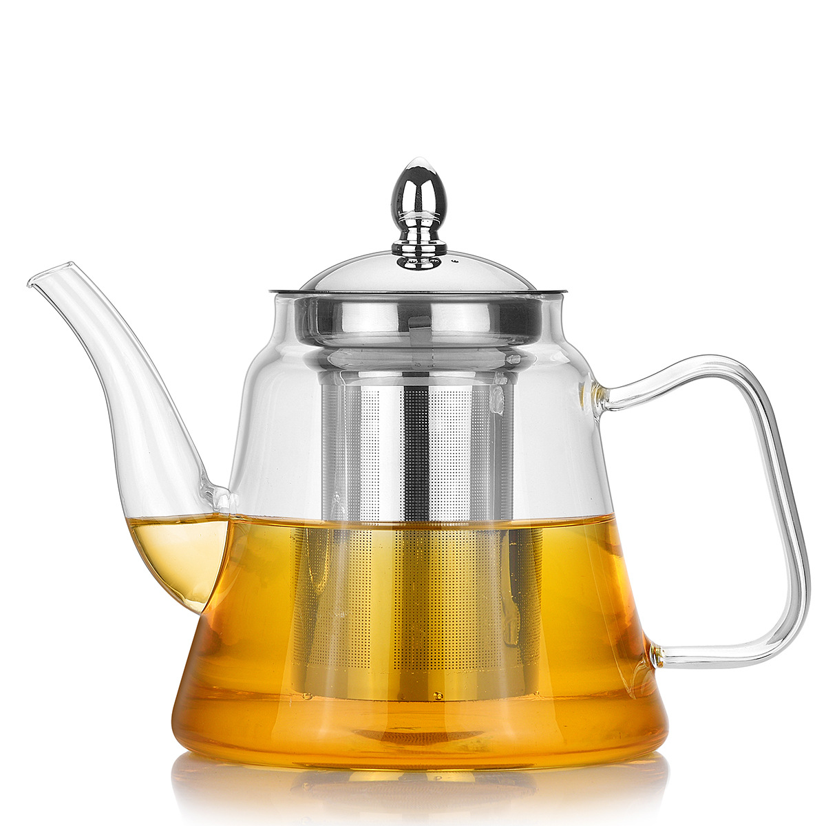 【 Customized LOGO】 Household water kettle, tea and water separation health pot, high borosilicate glass brewing pot, stove cooking pot Item Picture