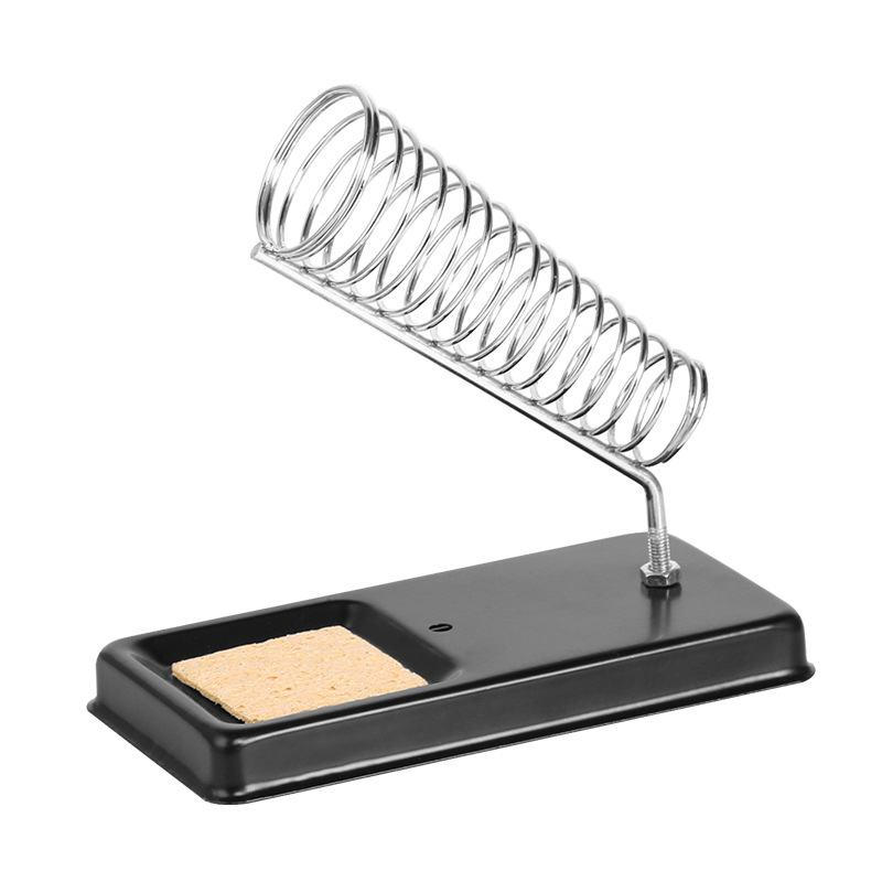 Type A soldering iron stand, simple all-metal soldering iron stand, square soldering iron bracket, electric soldering iron accessories, welding tool set Item Picture