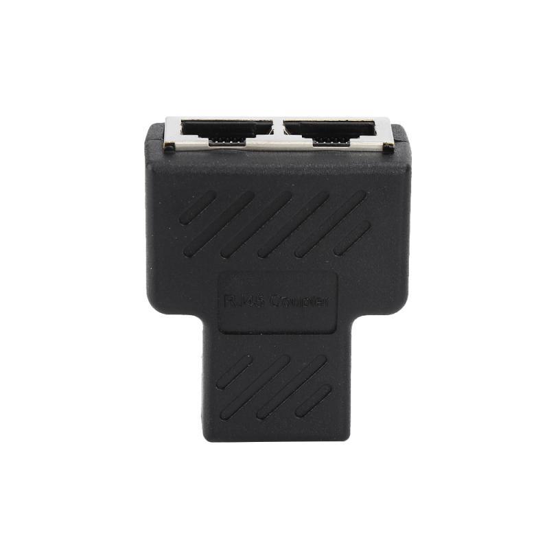 RJ45 three-way connector, 1-inch and 2-inch cable adapter, dual socket, Cat5, Cat6, 8P8C three-way connector Specification drawing