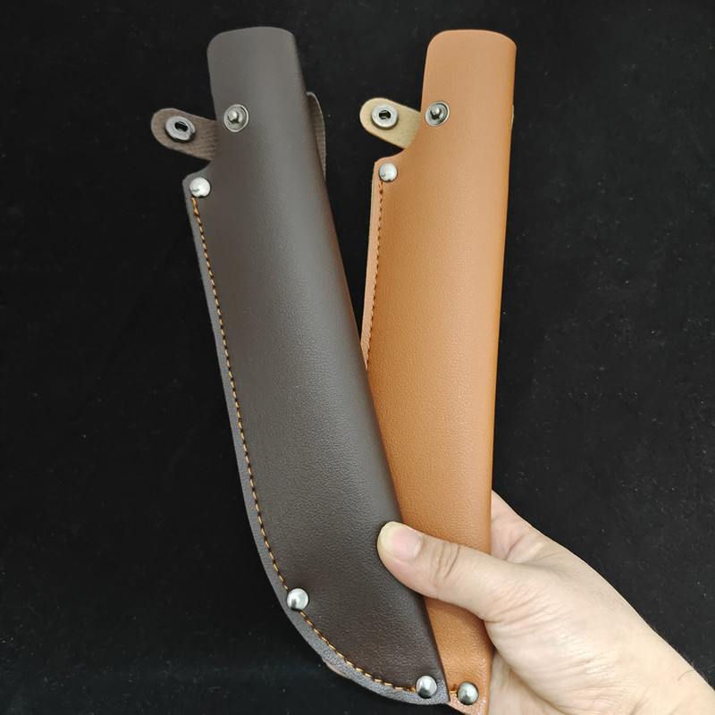 Universal knife protection covers, peeling knife covers, splitting knife covers, boning knife covers, knife sheaths, PU imitation leather outdoor portable knife cases Specification drawing