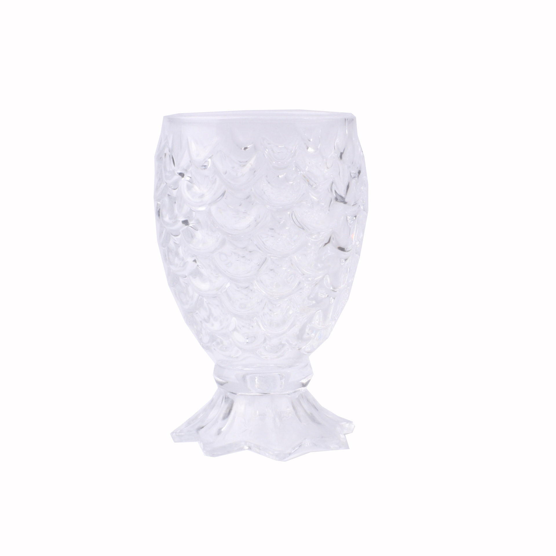 Wholesale of Douyin mermaid glass cups, milk tea ice cream cups, creative juice cold drink cups, fish tail and fish scale cups, and small wine glasses Item Picture
