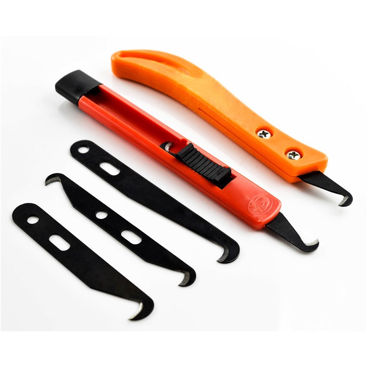 Textile knotting hook knife, telescopic push-pull yarn cutting hook knife, double-head hook knife, yarn cutting hook knife full figure