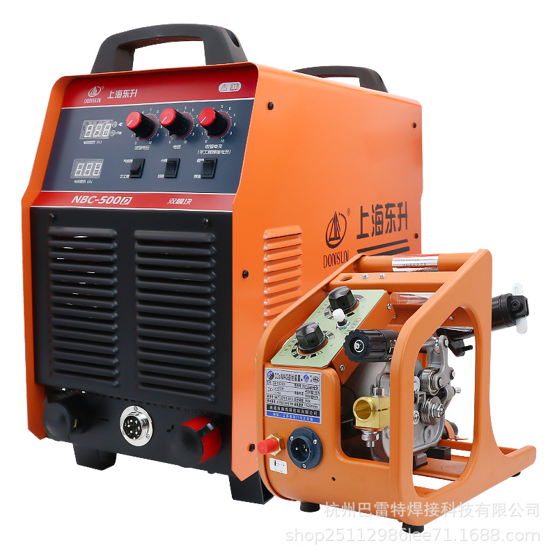 Shanghai Dongsheng carbon dioxide gas shielded welding machine NBC350D/500D industrial carbon arc air gouging with electric welding Item Picture