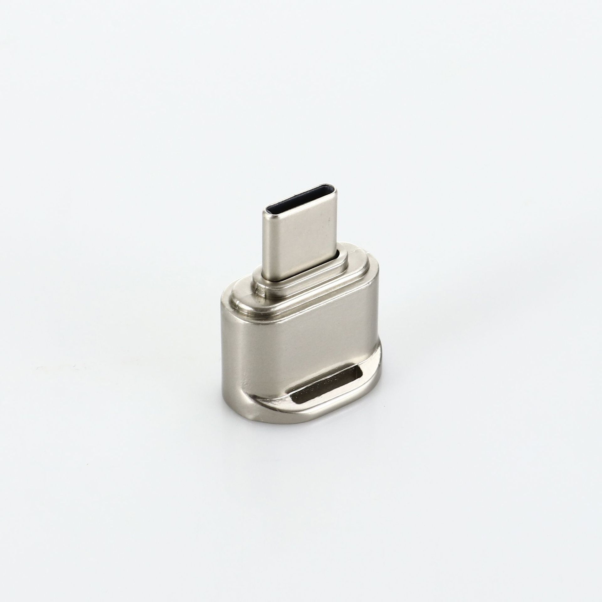 Apple Type-C zinc alloy card reader TF/microSD memory card mini phone card reader for cross-border use Specification drawing