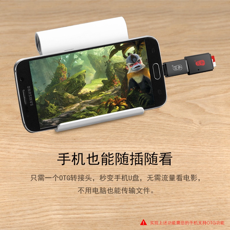 Chuanyu C308 Mobile phone MicroSDTF truck-mounted portable card reader USB 3.0 high-speed transmission card reader Application Scenario