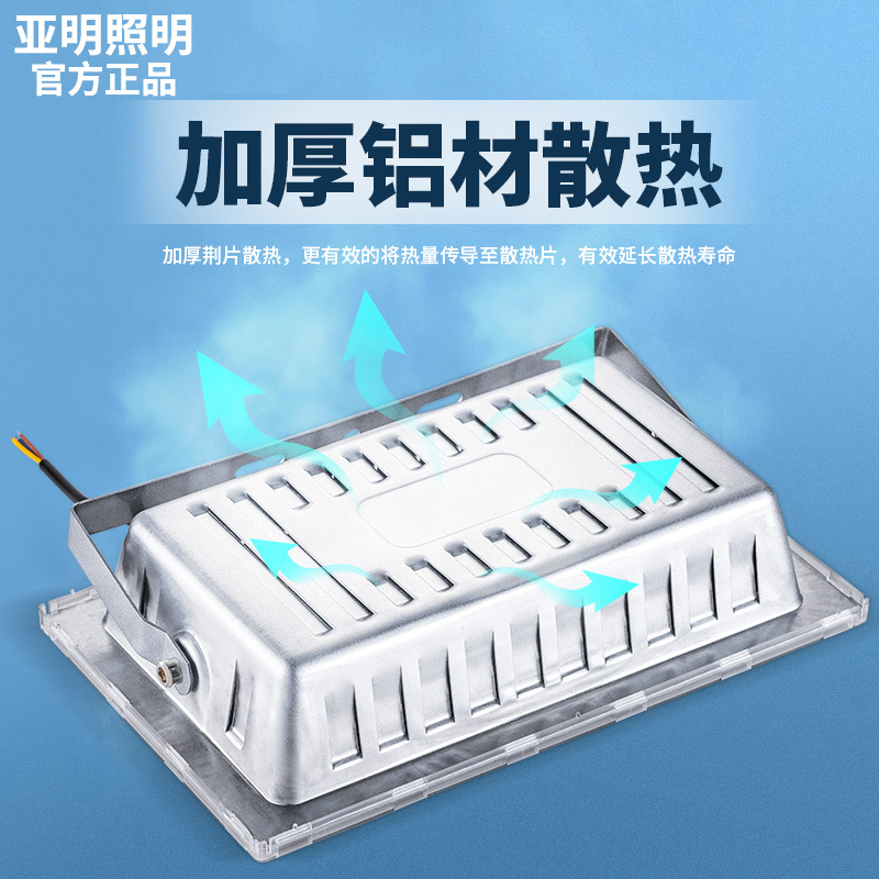 Yaming Lighting led floodlights, ultra-bright factory workshop high-temperature resistant outdoor waterproof construction site lighting floodlights Application Scenario