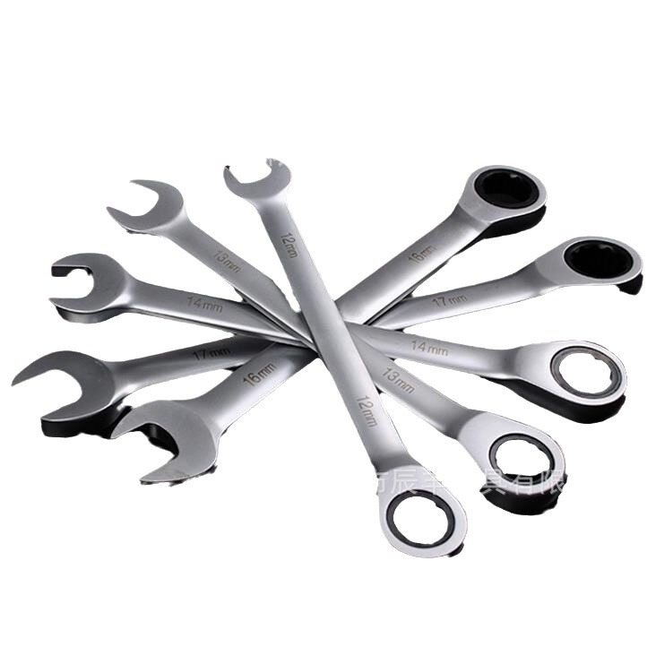 Ratchet wrench, ratchet dual-purpose wrench, open-end fixed wrench, quick 72-tooth 6-32 manual hardware tools Item Picture