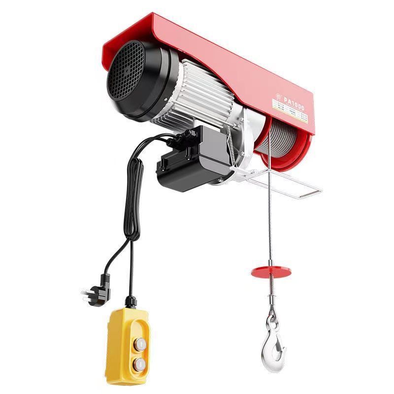 Electric hoist, small crane, lifting winch, micro building decoration hoist, winch, household 220v feeding machine full figure