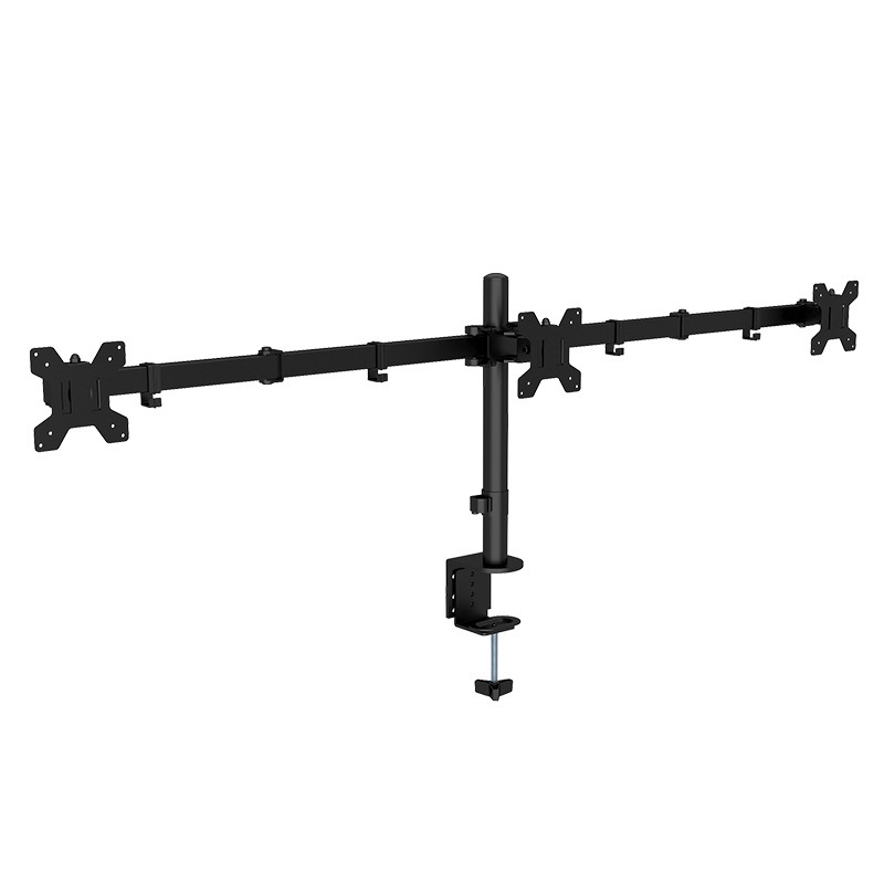 Cross-border factory direct supply three-screen monitor desktop stand, computer stand, freely adjustable and rotatable game splicing stand Application Scenario