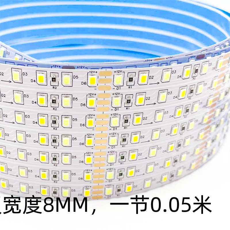 12V120 LED light strips, dual-color soft light strips, surface mount led high-brightness, high-brightness soft light strips for living room ceiling and counter Application Scenario