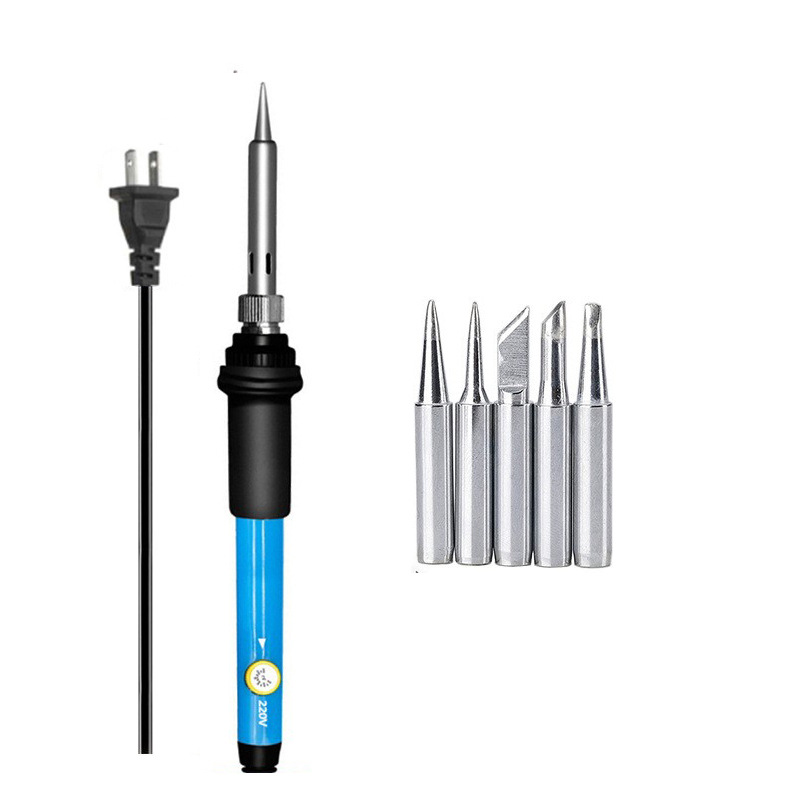 Cross-border direct insertion adjustable temperature soldering iron, European standard, American standard, Chinese standard, British standard 110V, 220V60W soldering iron 2-piece set undefined