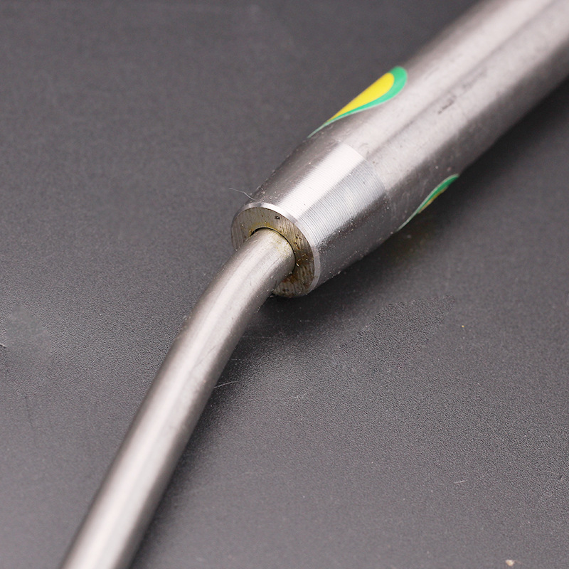 Factory wholesale construction double bearing solid steel bar hook, wire binding hook, chrome-plated stainless steel bar hook Specification drawing