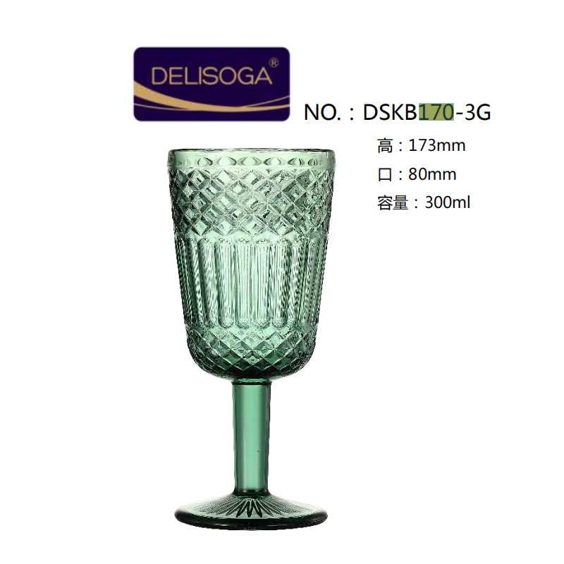 Wholesale of DELISOGA engraved red wine glasses, multi-functional cups, juice cups, wine glasses and glass cups with logo printing details Picture