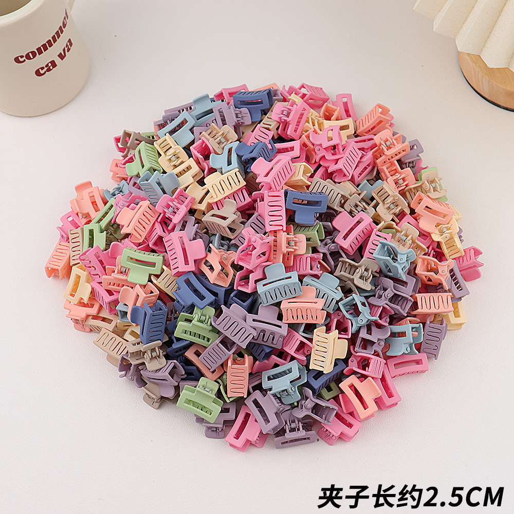 Dopamine braided hair clips, children's square forehead bangs hair clipper, side back of the head mini hair clipper Specification drawing