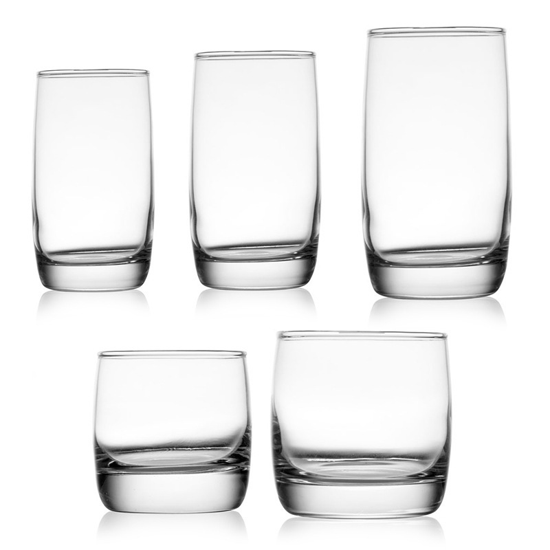 Lemeiya heat-resistant glass tea cups, beer mugs, household juice drink cups, water cups, glass cups wholesale with logo printing Specification drawing
