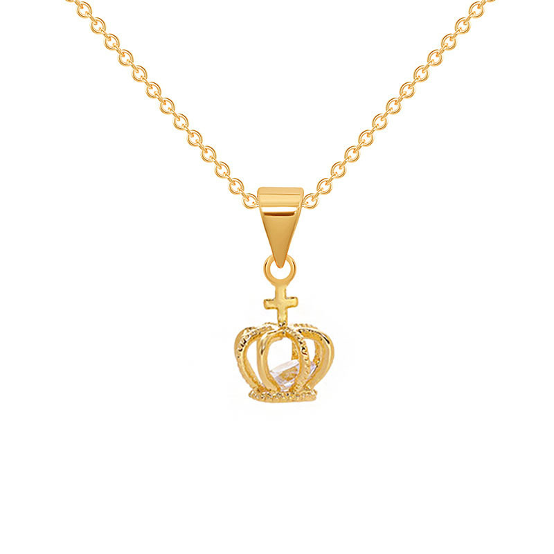 Three-dimensional small lantern necklace, titanium steel women's niche design sense, elegant and versatile collarbone chain, light luxury and fashionable necklace accessory Item Picture