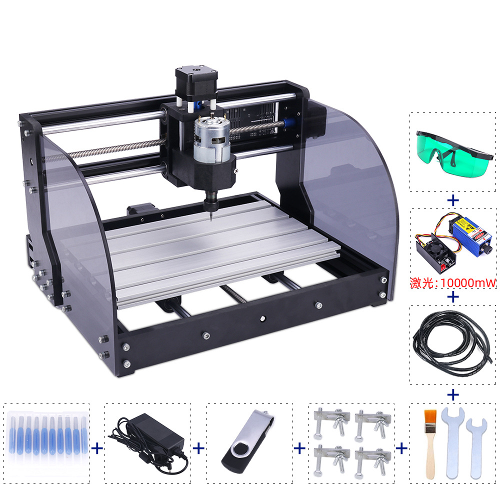 The CNC3018Pro max laser engraving machine can be operated offline as a DIY small laser engraving machine with numerical control undefined