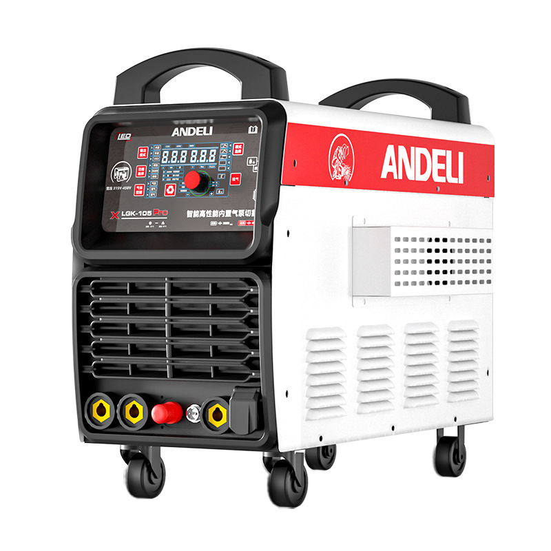 The Andeli plasma cutting machine LGK100 is equipped with an internal air pump and is suitable for both 380V industrial grade and 220V electric welding Item Picture