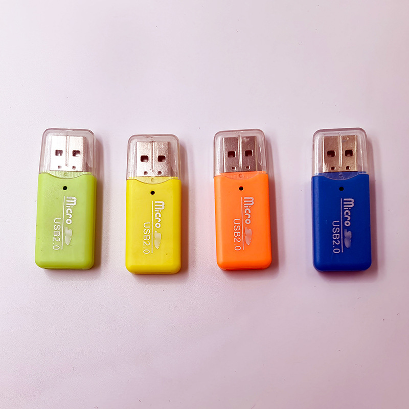 The color of the TF card reader with USB2.0 interface will be randomly sent Item Picture