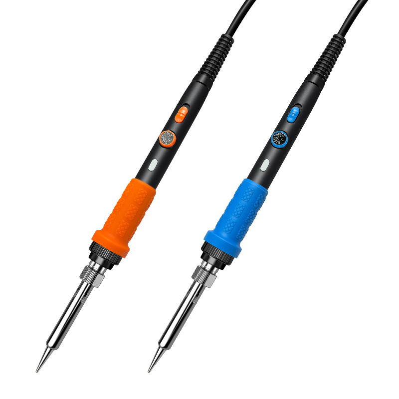 New 60W internal heating rotary temperature-adjustable soldering iron 909B with indicator light soldering iron set, a household soldering tool Item Picture