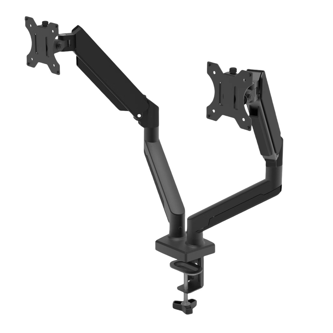 Universal free suspension telescopic arm bracket 13-32 inch support base dual-screen gas spring display bracket Item Picture