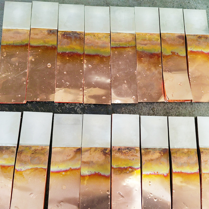 Power copper foil silver-plated copper bar copper bar flexible connection and nickel sheet Busbar high molecular diffusion welding equipment details Picture