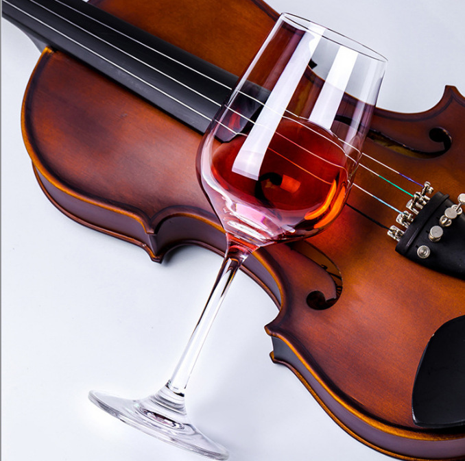 Wholesale of crystal glass cups, red wine glasses, household European-style large-bellied cups, high-end wine sets, highball cups and wine glasses Specification drawing