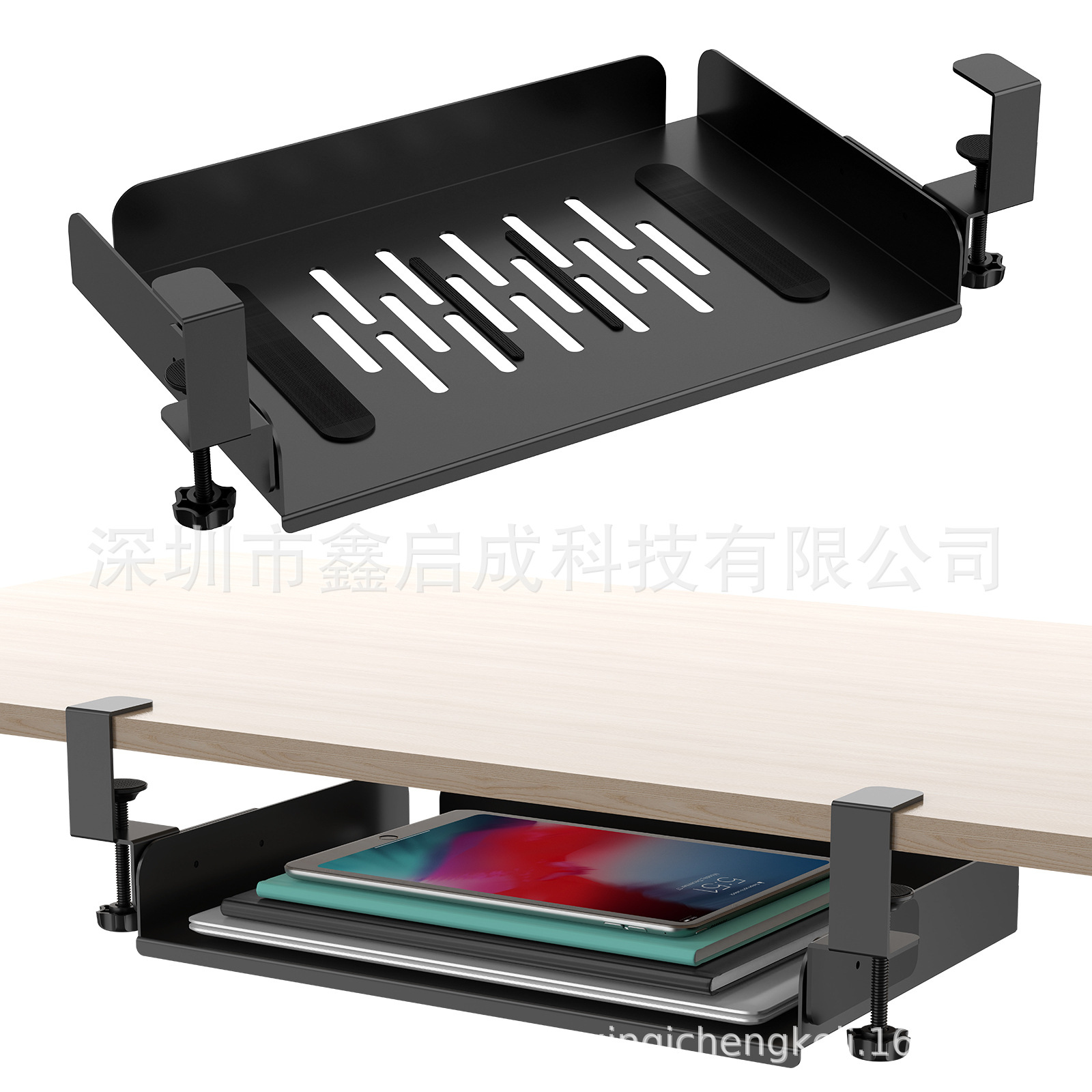 Wholesale of best-selling under-desk laptop storage stands on Amazon and cross-border metal laptop stands on ebay full figure