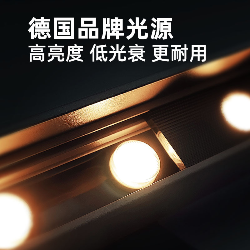 Outdoor waterproof exterior wall spotlights, baffle panels, bridge lights, 18W, 24WLED wall-washing lights, 72W strip contour lights, curtain wall lights details Picture