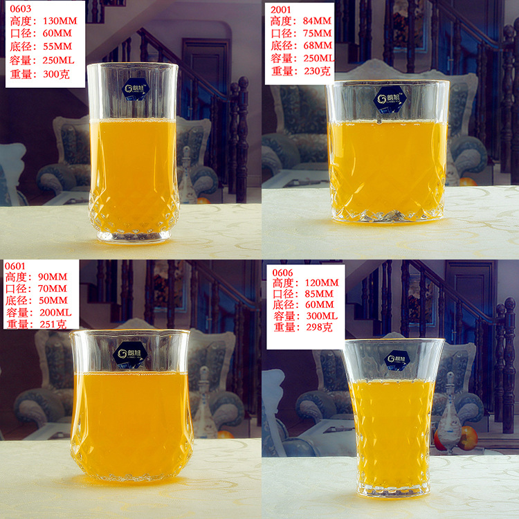 Creative diamond glass cups, beer, whisky wine glasses, spirits cups, tea brewing cups, water cups, KTV manufacturer wholesale full figure