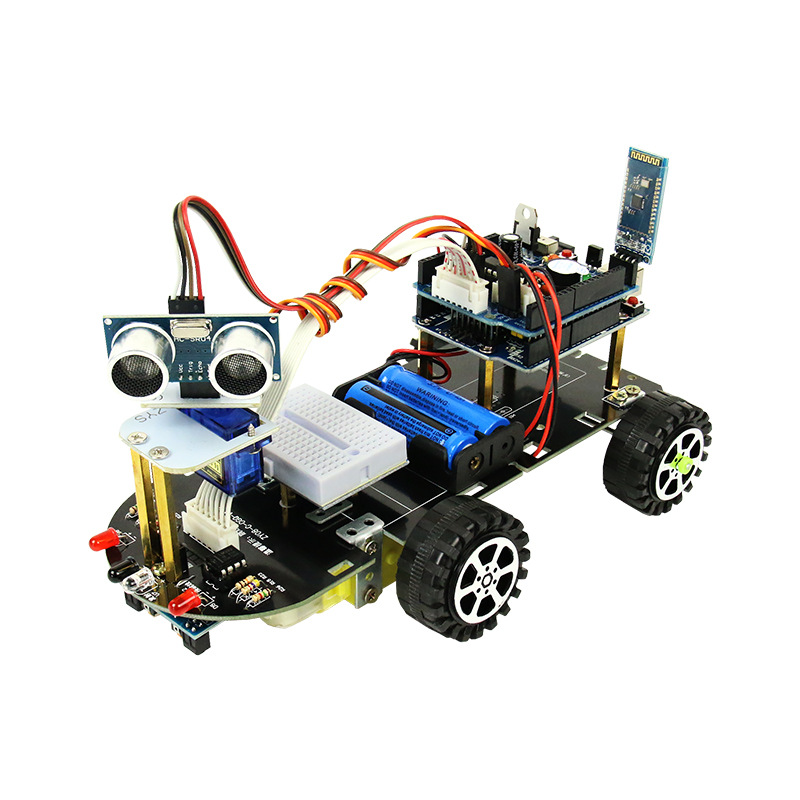 STM32 development board trolley tracking obstacle avoidance single-chip microcomputer Bluetooth WIFI remote control robot car Item Picture