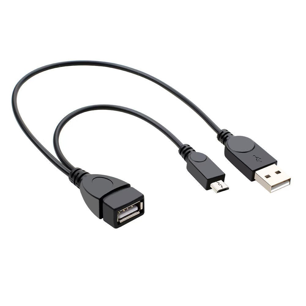 Power supply MICRO USB HOST OTG tablet computer mobile phone external USB card reader connection cable Item Picture