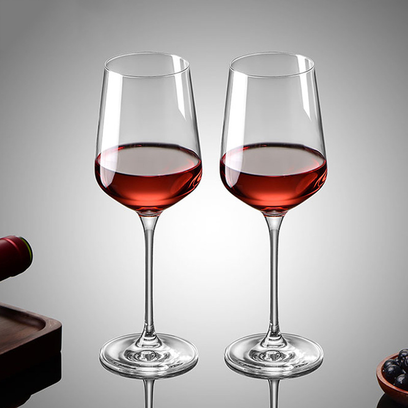 Wholesale of household light luxury high-end red wine glass sets, commercial crystal glass highball glasses, and high-end wine glasses full figure