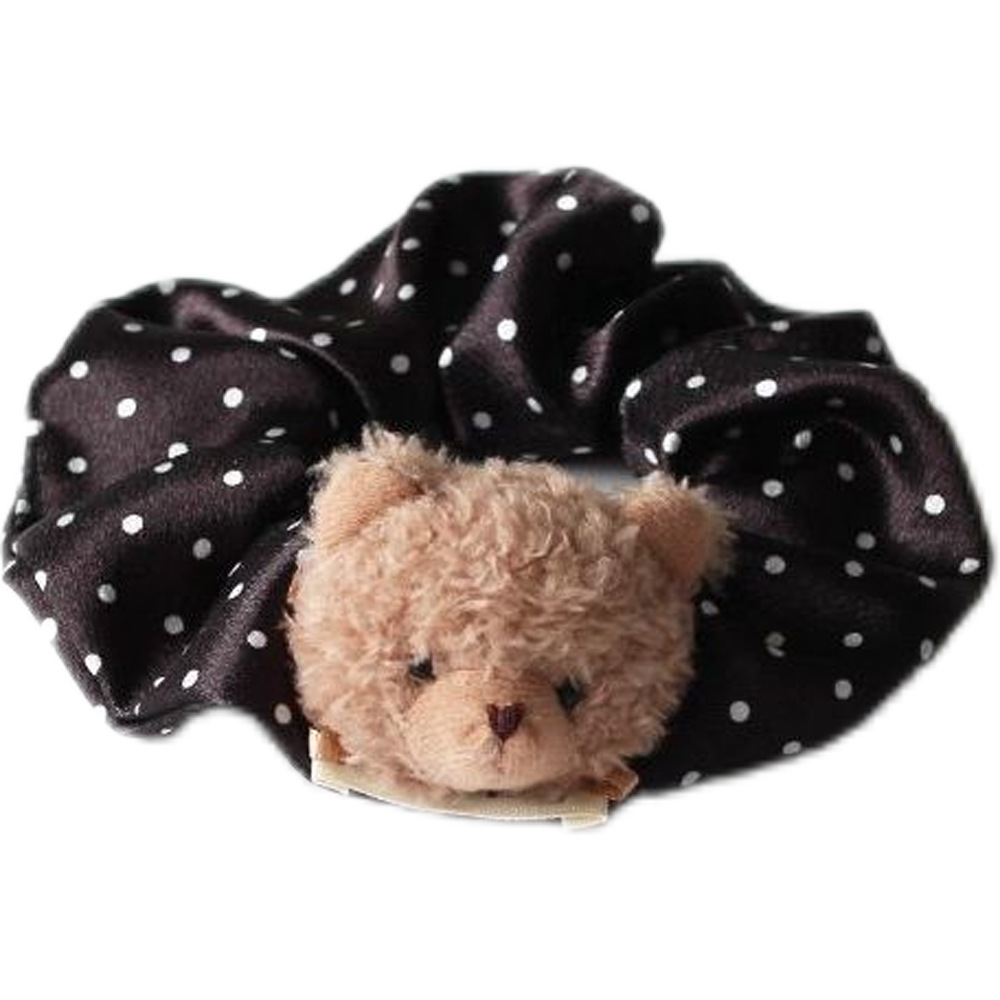 The autumn and winter collection features a high-end and elegant plush bear hair band, a fashionable and cute ponytail hair tie, and a new bun hair accessory Item Picture