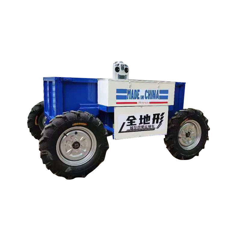All-terrain transport vehicle, four-wheel drive transport vehicle, flatbed truck, orchard electric climbing king, electric remote control four-wheel drive handling vehicle Item Picture