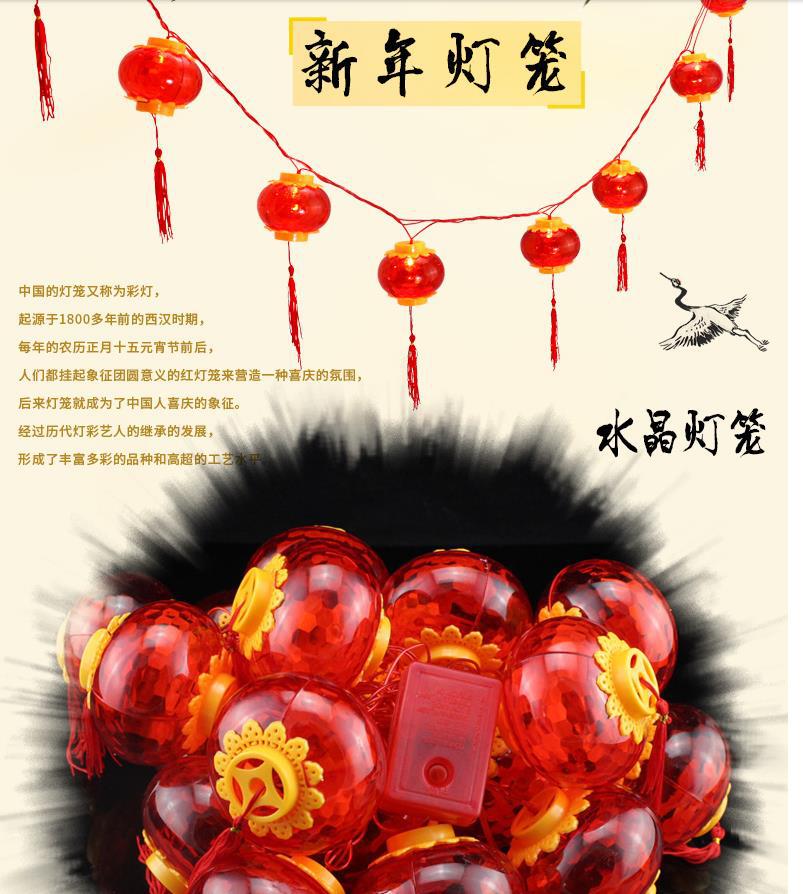 Pumpkin string frosted lanterns, waterproof led winter melon lanterns, festival Chinese knots, led outdoor lanterns, street lamps, red lanterns Item Picture