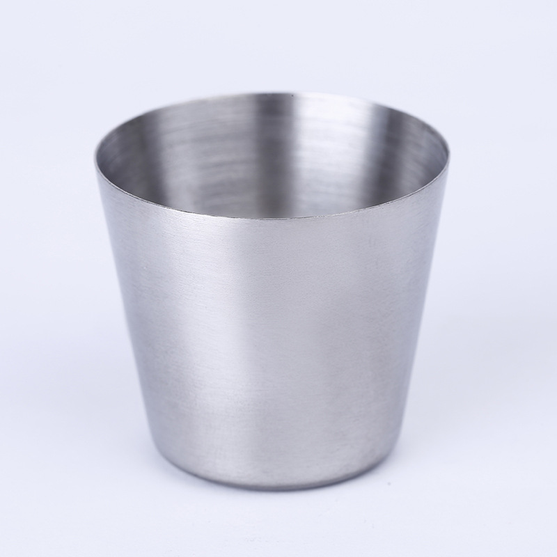 Portable beer mugs, stainless steel mugs, mini cups 38x27x34, cooking cups, engraved and printed with logos details Picture